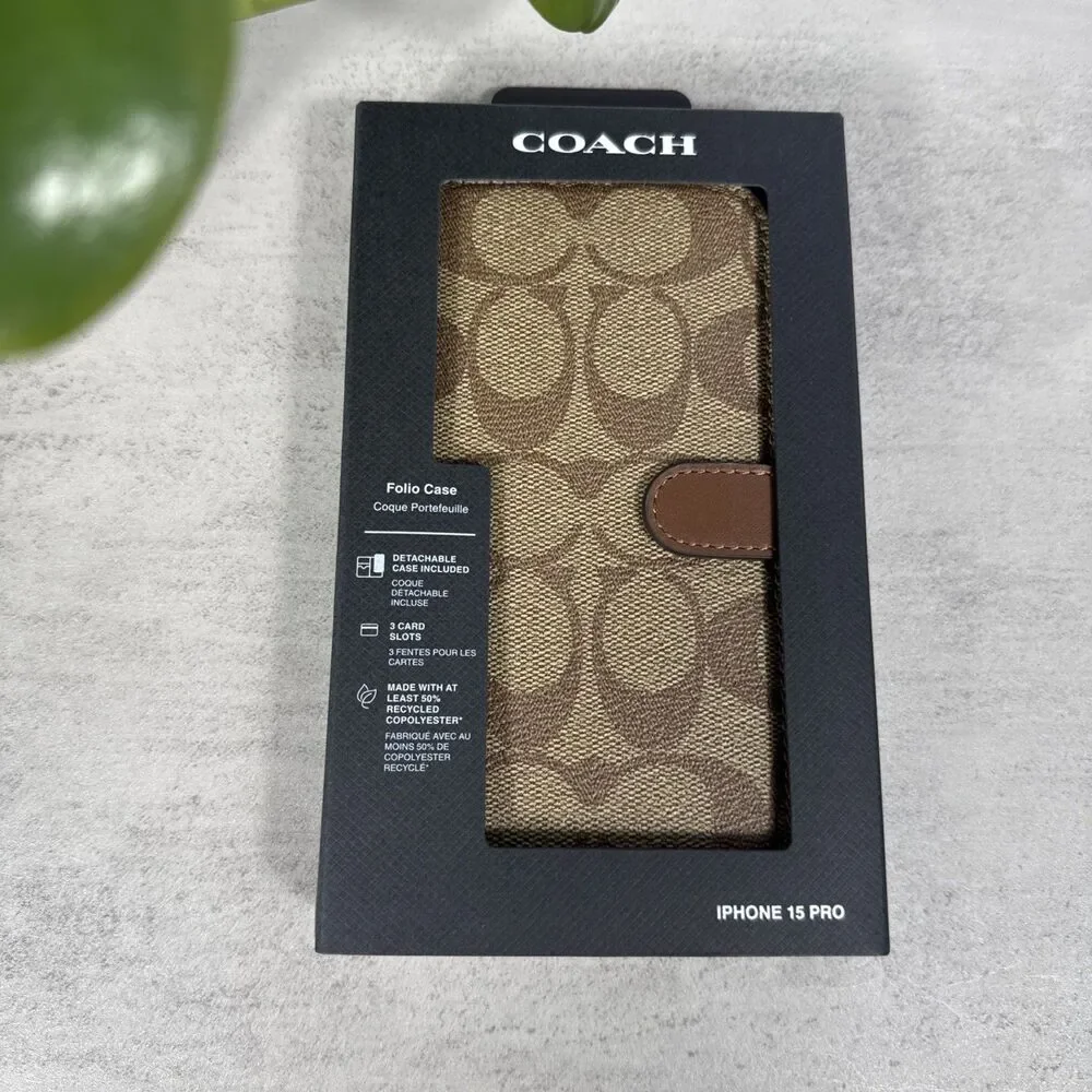 Coach signature monogram